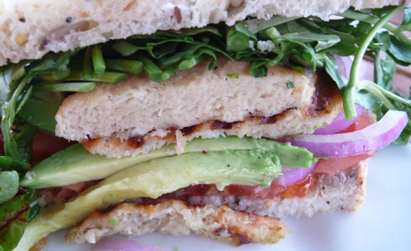 vegan chicken sandwich $9.95