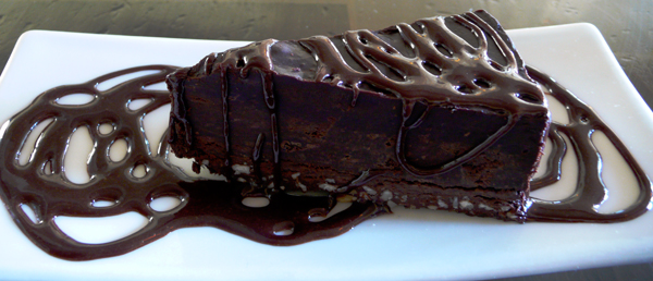 chocolate truffle cake. $8
