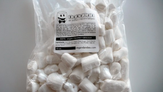 dandies vegan marshmallows: $5.29/10 oz bag