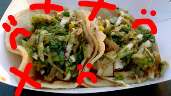 sad tacos. they taste so good and vegan in the middle, but are wrapped in lard. :( :( :(