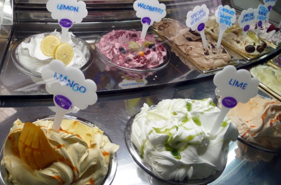 vegan morelli's gelato at harrods in london