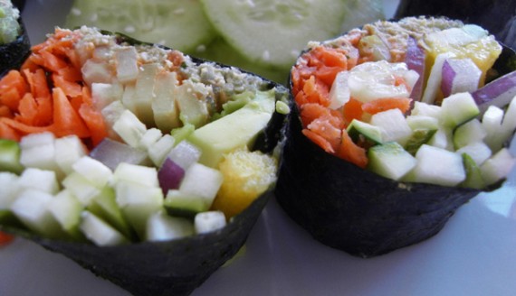 vegan sushi at good to go