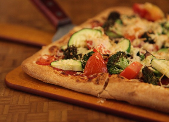 vegan pizza at pizzasalad